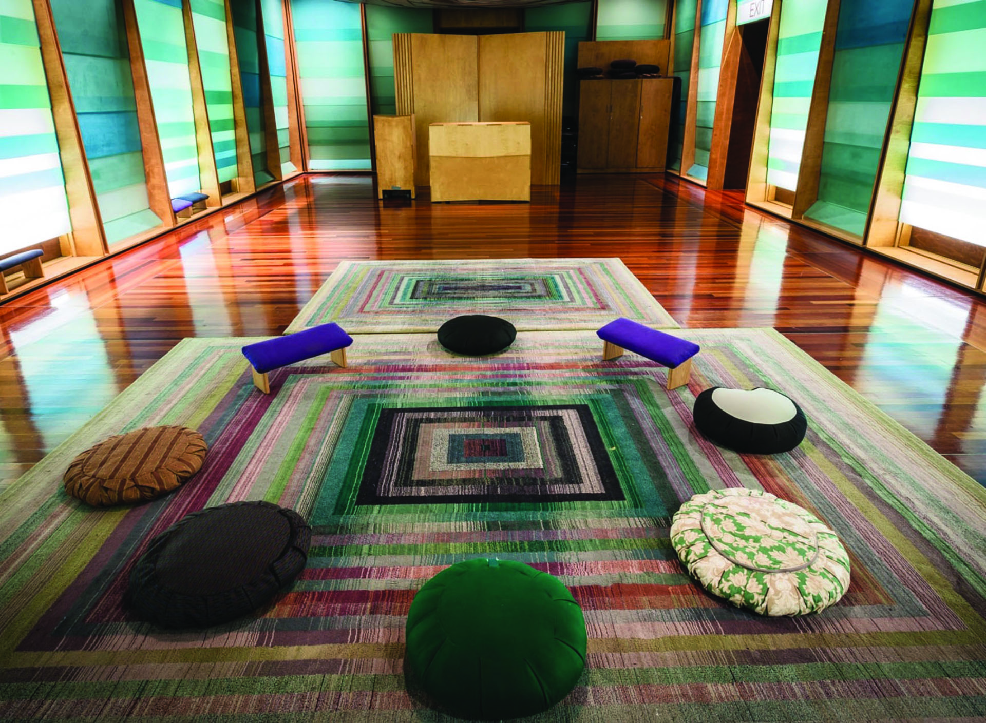 Photo Shows the Sacred Space in Ell Hall at Northeastern University